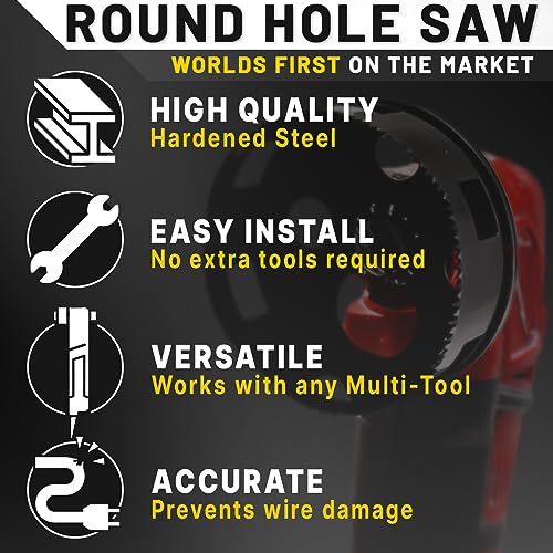 Round Multi-Tool Hole Saw Cutter -4 1/4"