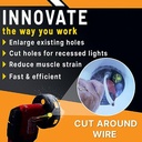 Round Multi-Tool Hole Saw Cutter -4 1/4"
