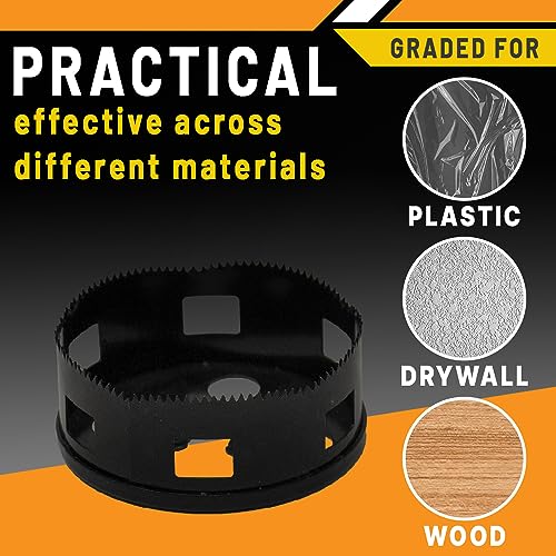Round Multi-Tool Hole Saw Cutter -4 1/4"