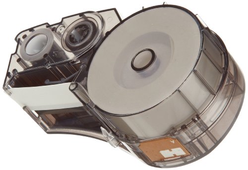 Brady Series Label Cartridge 0.50 in. W X 16 Ft. L B499 Nylon Cloth, Black on White Labels