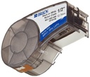Brady Series Label Cartridge 0.50 in. W X 16 Ft. L B499 Nylon Cloth, Black on White Labels