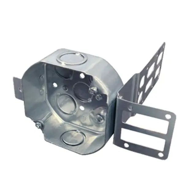 [54151-KSSX] 4" Octagonal Box with Integral Support & Wrap-Around Bracket | 54151-KSSX