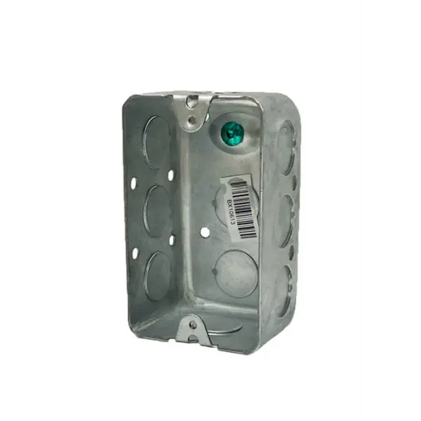 [1110] Single Gang Steel Utility Box with Knockouts for Surface Mounting | 1110