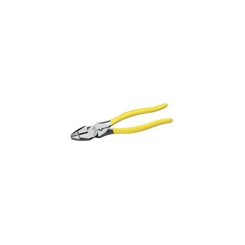 Linesman Pliers 9-1/2" w/New England Nose, Dipped-Grip