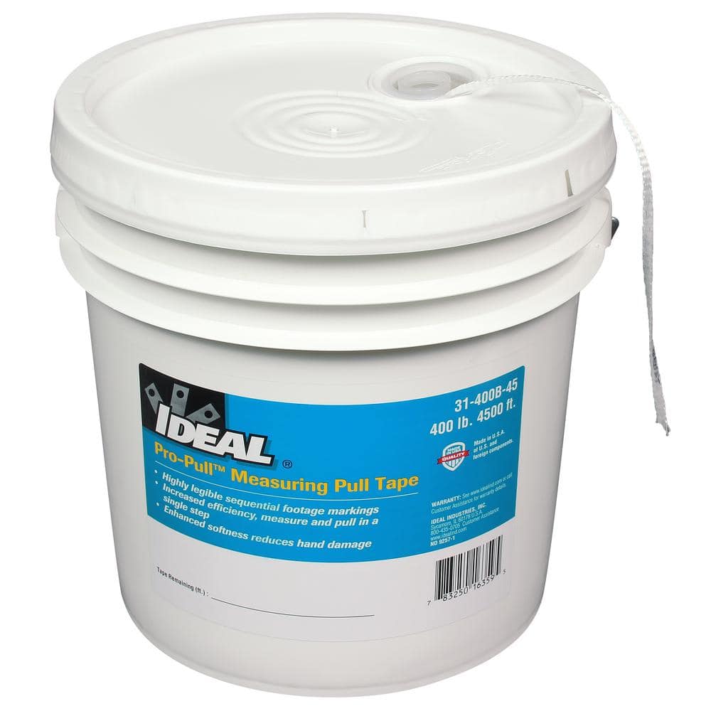 Pro-Pull™ Measuring Pull Tape, 400 lb, 4500' Bucket