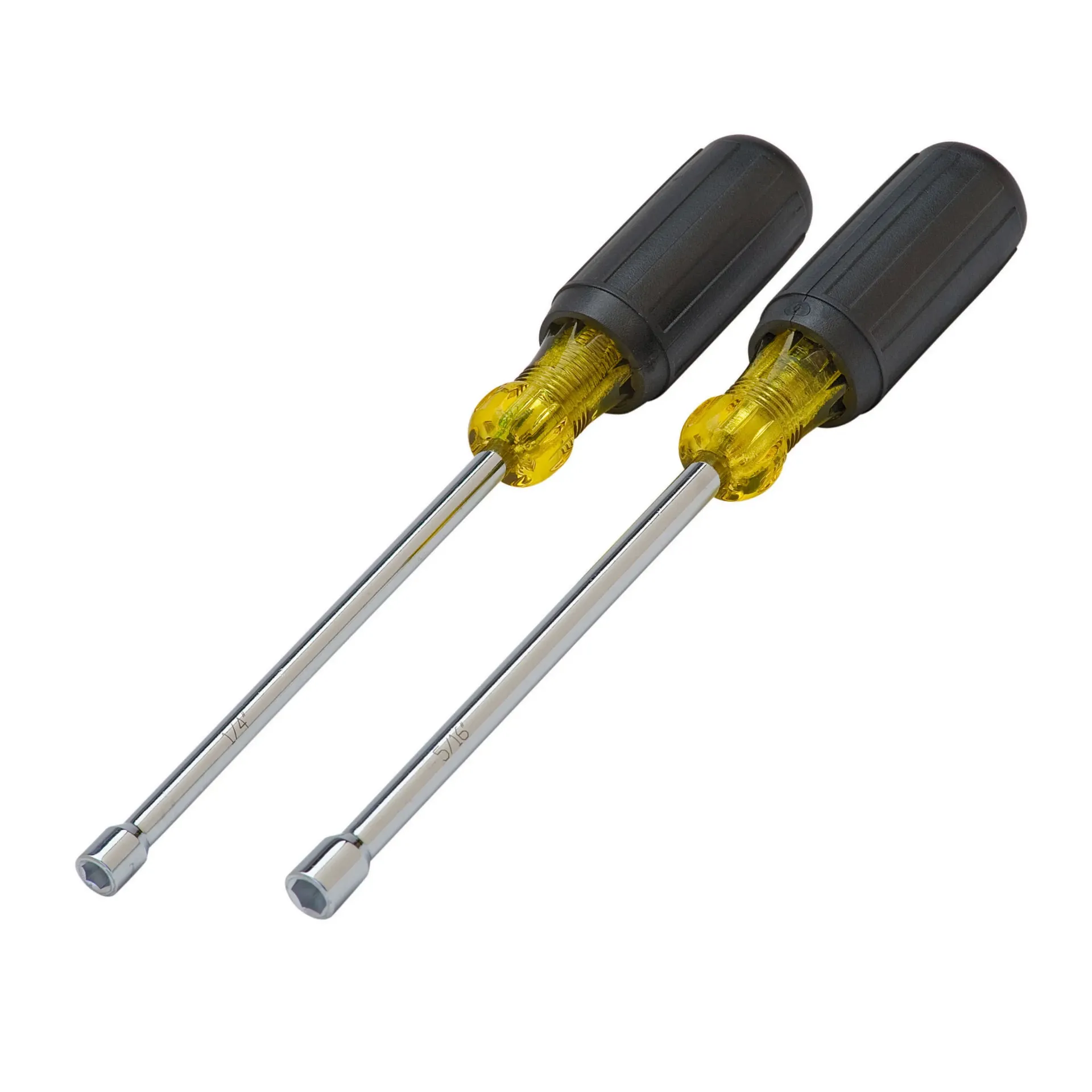 2-Piece Hollow-Shaft Nut Driver Set, 1/4" & 5/16" x 6"