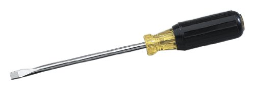 Heavy-Duty Keystone Tip Screwdriver 1/4" x 4", Round Shank