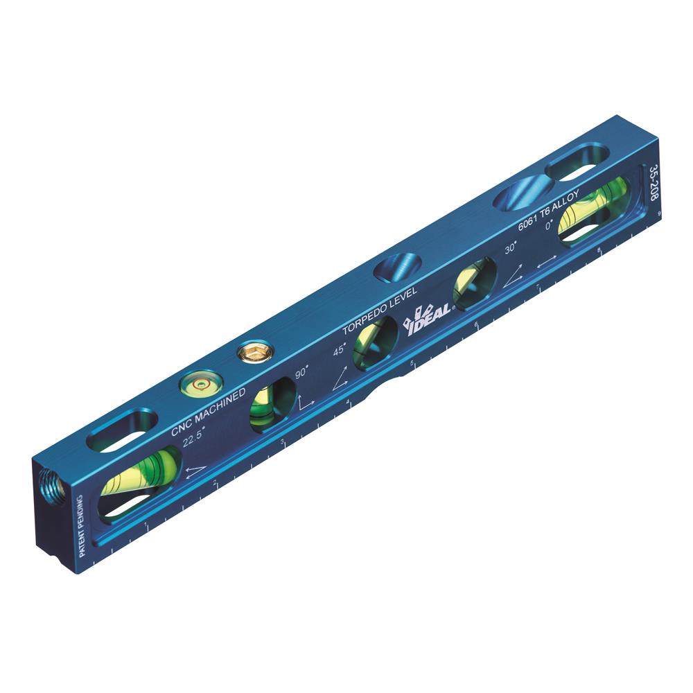 [35-208] Precision Level 9" 5+ Vials Torpedo