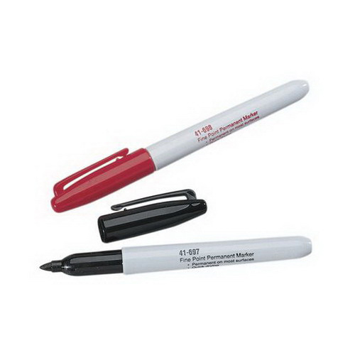 Marking Pen, Black, Box of 12