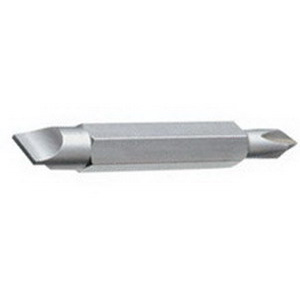 Double-Ended Bit, Slotted 1/4" x Phillips #2