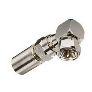 F Adapter 90°, Card of 2