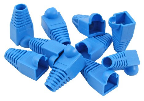 CAT 6/6A Strain Relief Boots, Card of 25