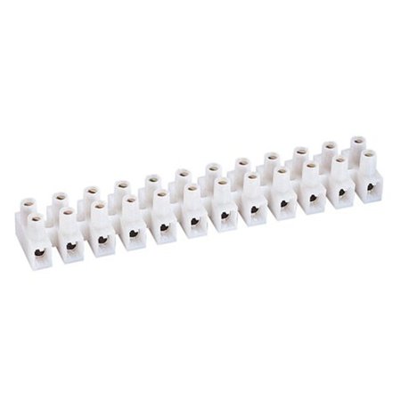 Barrier Strip, 12-Circuit, 35A/300V cUL, 22-10 AWG