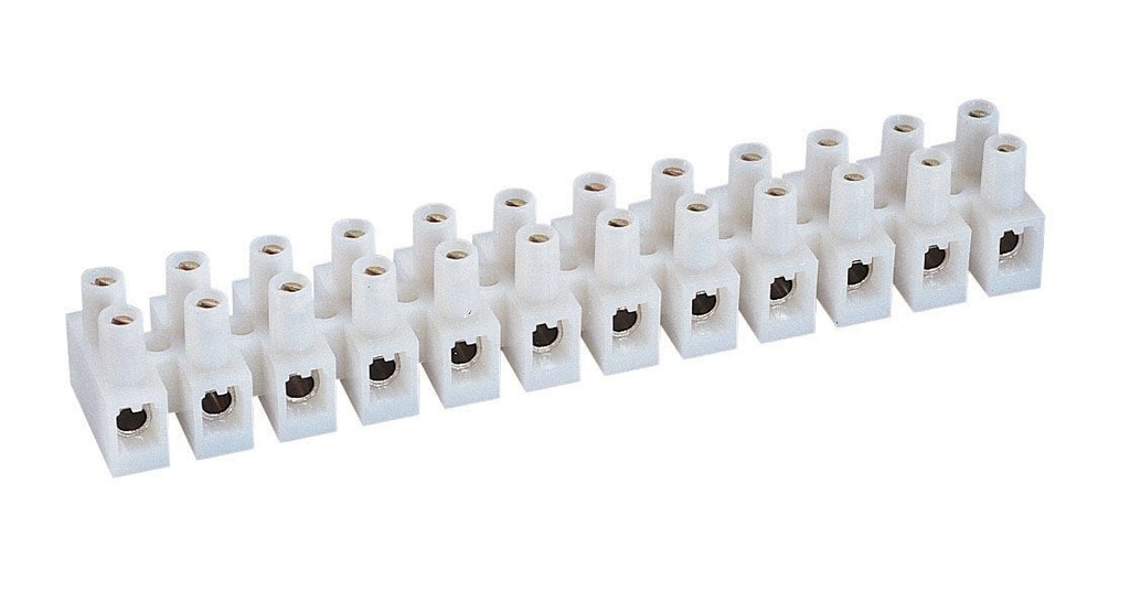 Barrier Strip, 12-Circuit, 50A/300V cUL, 20-8 AWG, Box of 100