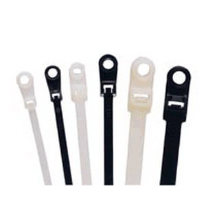 [IT2SMH-C0] Cable Ties Mounting Head, 8", 50 lb, Black, UV, Bag of 100