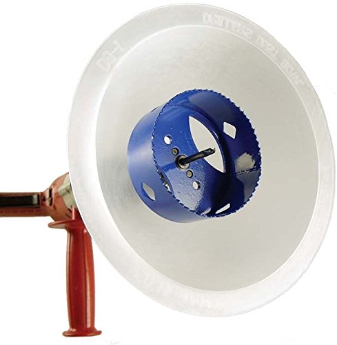 [48000] Rack-A-Tiers Driller's Dust Bowl - Hole Saw dust Bowl Installing recessed Lights, Works for All Hole saws, Overhead Drilling dust Catcher (48000) Brand: Rack-A-Tiers