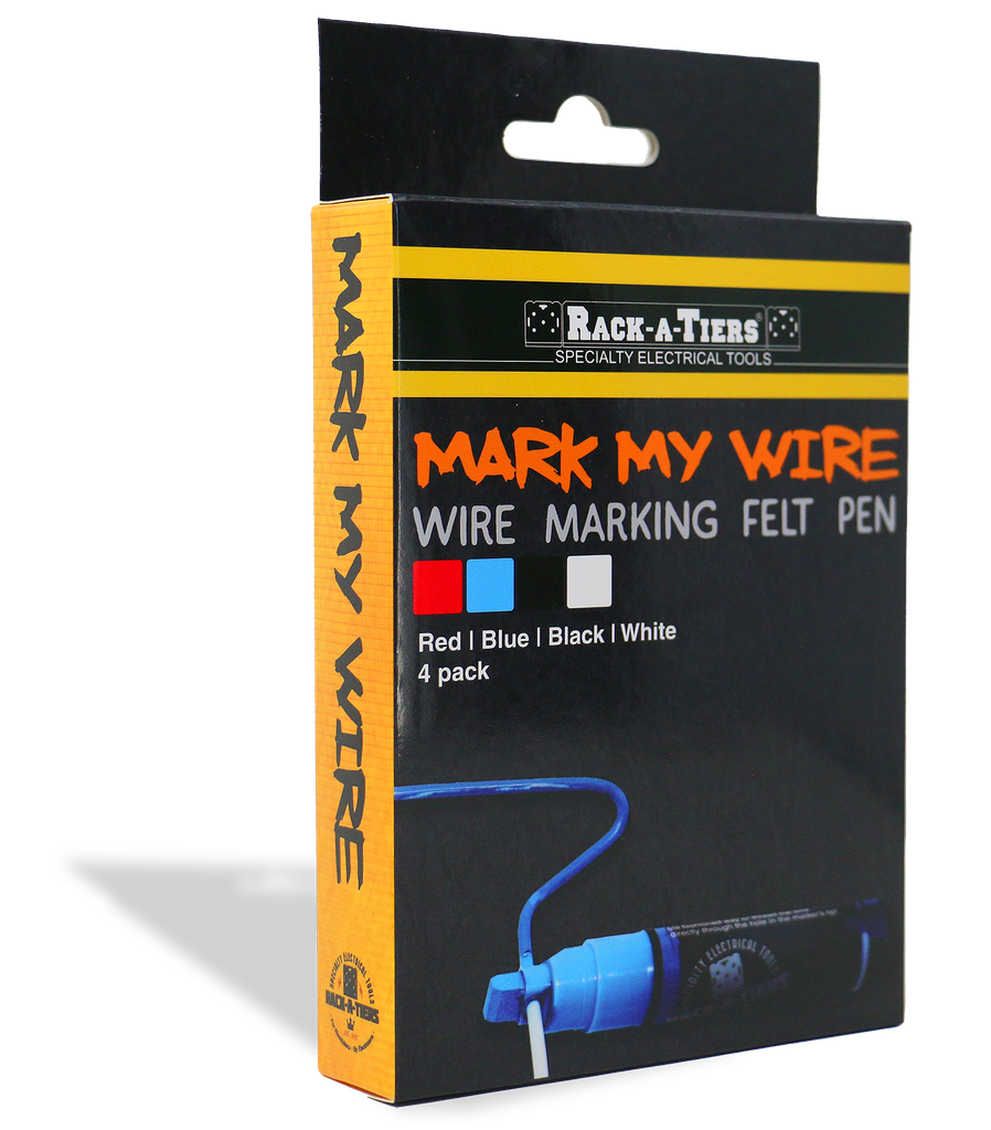 Mark My Wire -Black -4 pack 