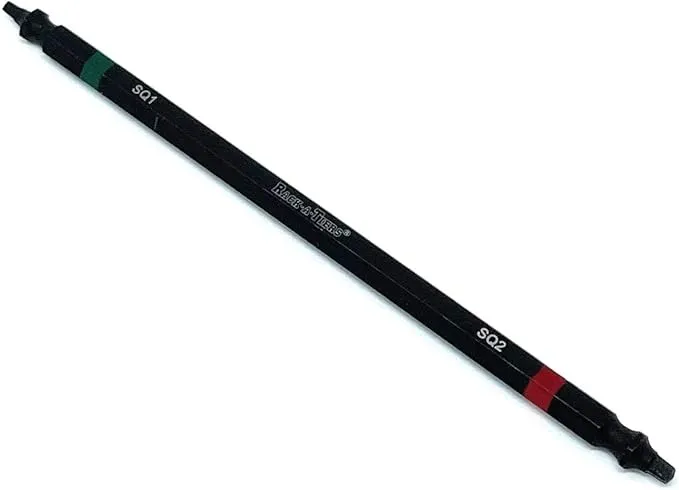 [70216RG] Impact Bit-Double Ended-Rob #2 & #1 x 6" -RD/GRN