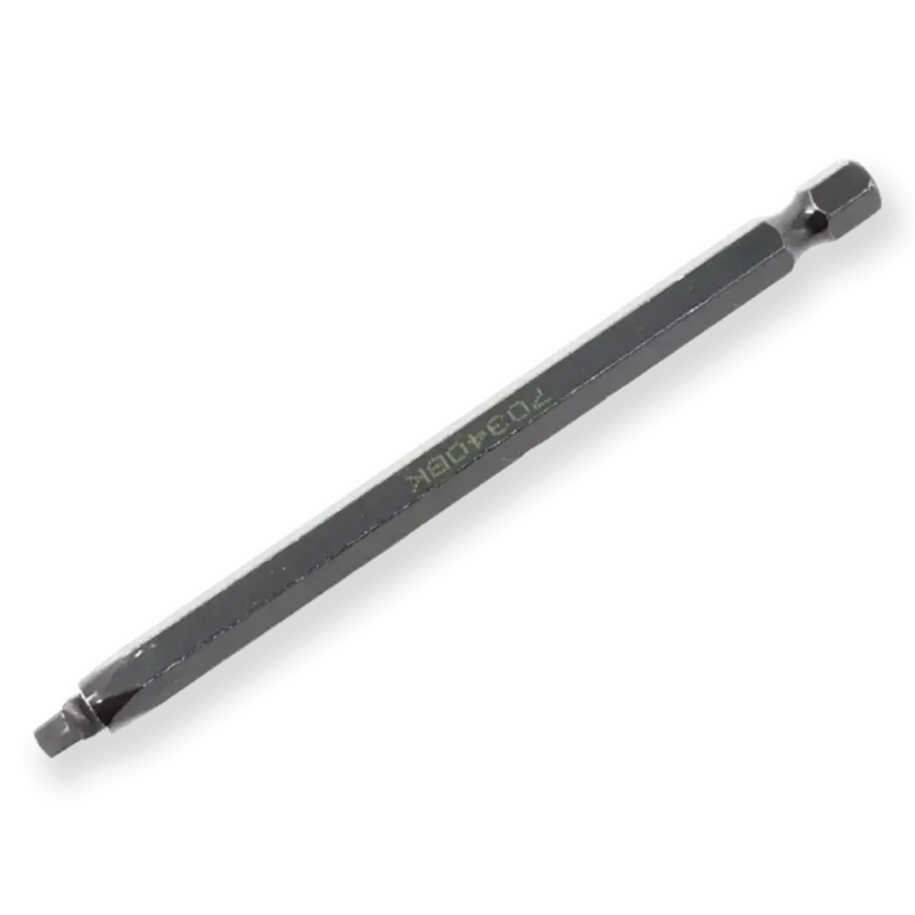 [70340BK] Driver Bit - #3 Black Square x 4"