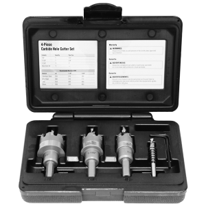[92KIT4] Steel Hole Cutter Kit 4 pc