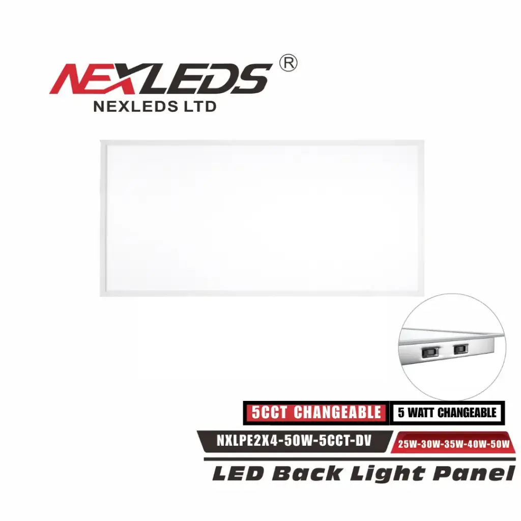 [NXLPE2X2-40W-5CCT-DV] Nexleds 2X2 Backlit Flat Panel 5CCT