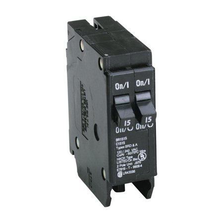 [DNPL1515] Eaton DNPL1515 2x15A Single Pole Standard Trip Circuit Breaker - Space Saver Tandem