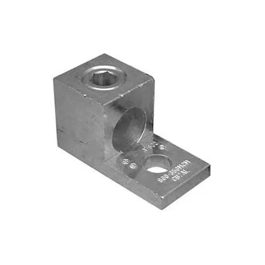 Morris 90718 Aluminum Mechanical Lugs One Conductor - One Hole Mount 2/0-14