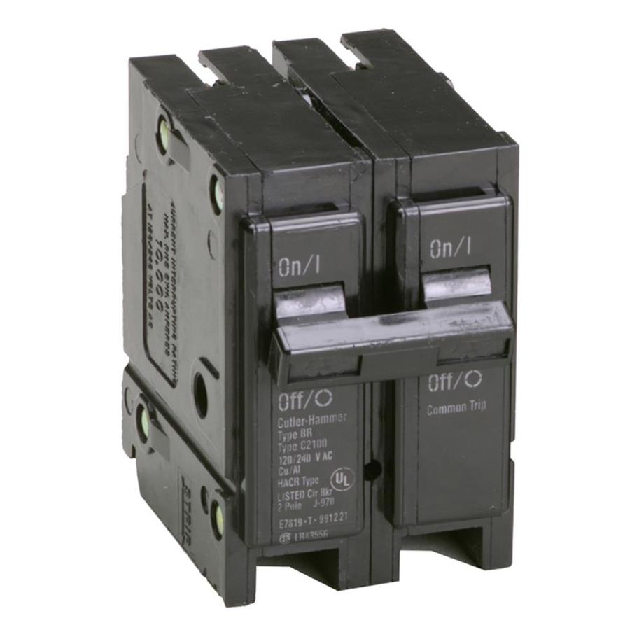 [BR215] Eaton BR215 15A Push On Double Pole Circuit Breaker