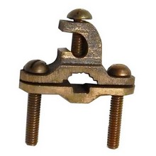 [91653] Morris 91653 1/2"-1" Copper Ground Clamp - Lay-in Direct Burial - Parallel