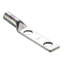 [94333] Morris 94333 Copper Long Barrel 2 Hole Compression Lugs - Brown 2AWG