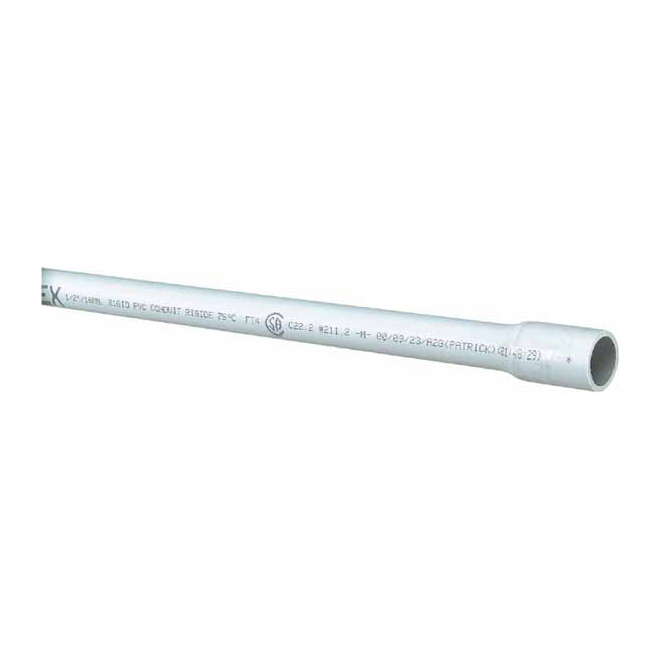 [032105] 1/2"x10' PVC Rigid Conduit