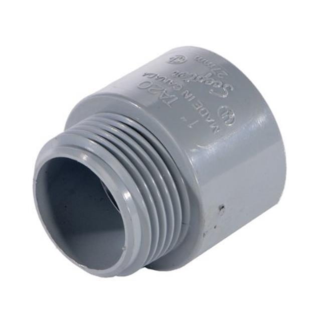 [TA20] 1" PVC Terminal Adapter