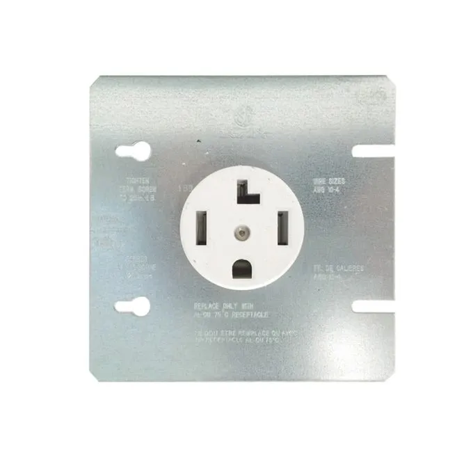 [45125] Dryer Power Receptacle - White