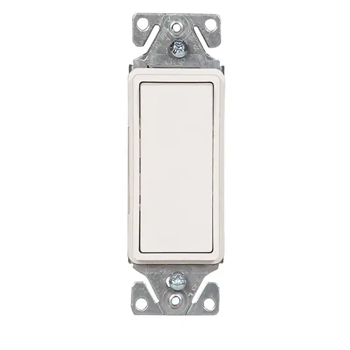 [7501] EATON Wiring 7501W-BOX 15-Amp 120-Volt Single-Pole Decorator, White