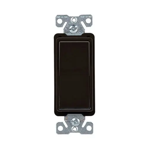 [7504] Eaton 15 Amp 4-way rocker decorator switch, black