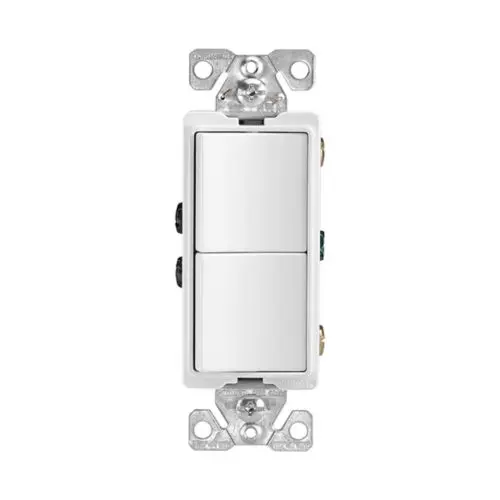 [7728W-SP] Eaton 7728W-SP 15-Amp 120-Volt Decorator Heavy Duty Grade Two Single-Pole Combination Switches without Wallplate, White