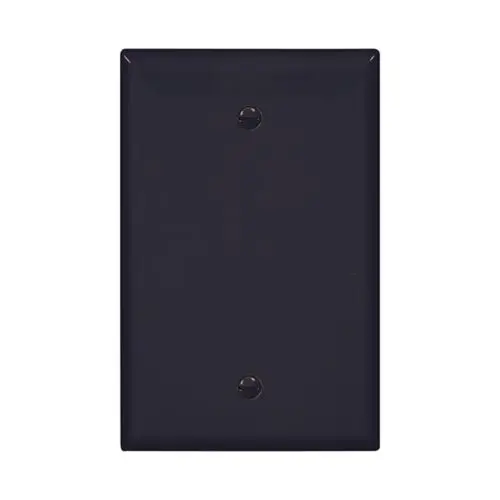 [PJ13BK] Eaton Wall plate, Mid-Size 1-Gang, Box Mount Blank, Black