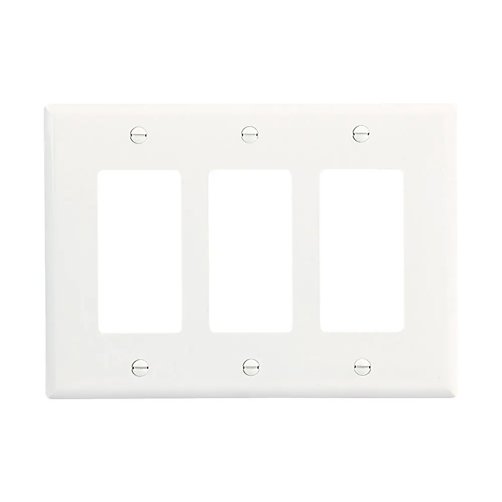 [PJ263W] Eaton 3 Gang Wall Plate White | PJ263W 
