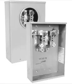 [MSC400TW] Hydel MSC400TW- Meter Socket Box with 1/2-inch Compression Stud U/G 200A 600V