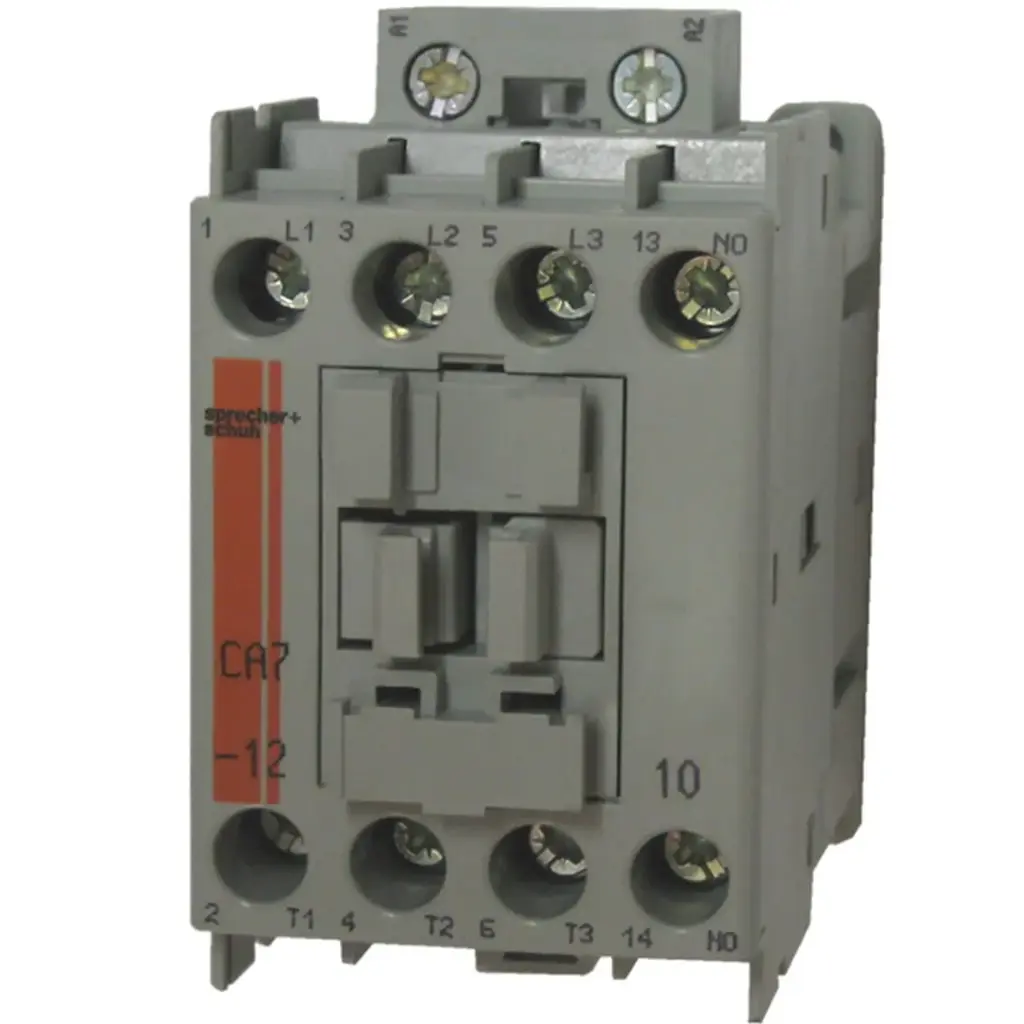 [CA7-12-10-120] SPRECHER & SCHUH CA7-12-10-120 Non-REVERSING, 1 N/O (Integral Right Side Mounted), 12 AMPS, 3 Pole, CONTACTOR, 120 VAC
