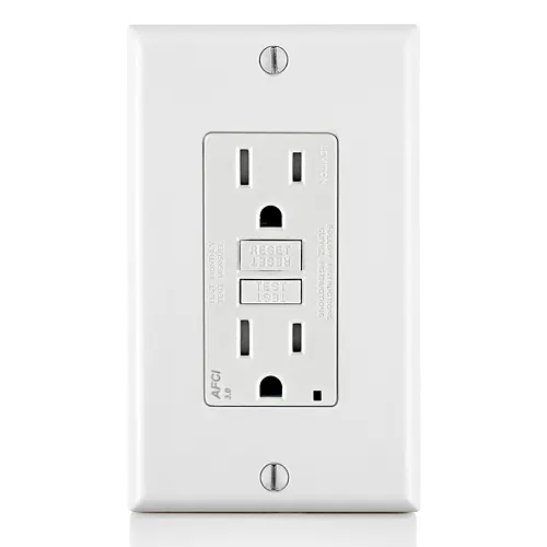 [AFTR1-W] Decora AFCI 15A OR 20A-125V Tampar Resistant LED