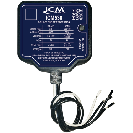 ICM Controls ICM530 3-Phase Surge Protective Device for 240VAC