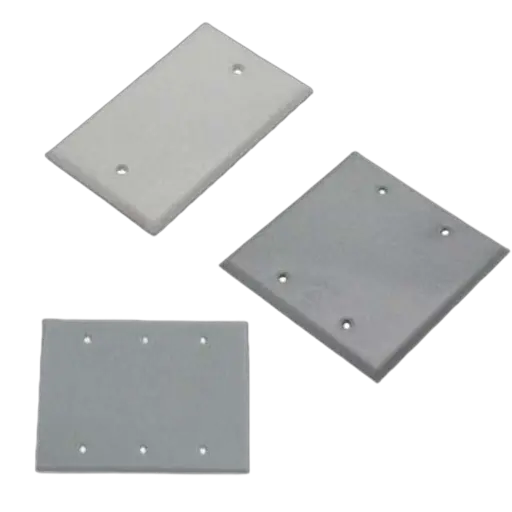 3 Gang blank weatherproof cover with gasket 