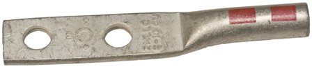 [94316] 94316 Copper Long Barrel 2 Hole Compression Lugs 2MLLC6-1/4