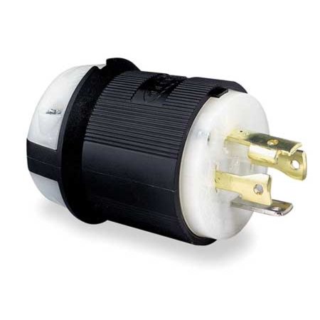 HUBBELL Wiring Device-KELLEMS HBL2711 Locking Plug, L14-30P, 30 a, 125/250V AC,