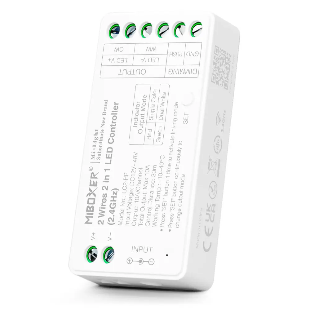 [LC2-RF] Miboxer LC2-RF 2 Wires 2 in 1 LED Controller (2.4GHz)