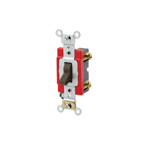 [1222-2] Leviton 20 Amp Toggle Switch, Double-Pole, Quiet Switch, Extra Heavy Duty Spec Grade