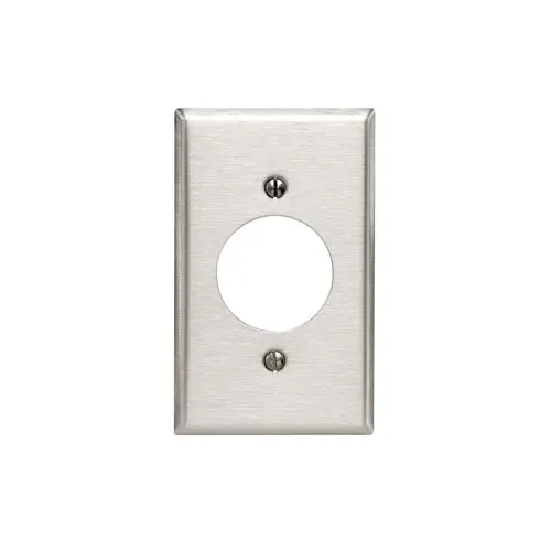 [84028] 1-Gang Wallplate, Standard Size, Magnetic Stainless Steel