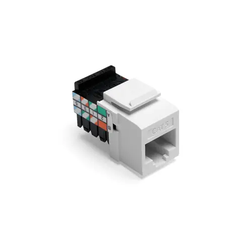 LEVITON 41108-RW5 QuickPort Cat 5 Cable Connector RJ45 8 Positions
