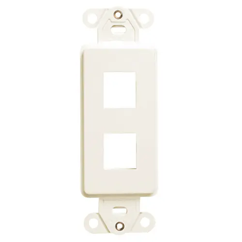 QUICKPORT™ Decora Insert, 2-Port, Ivory 41642-I